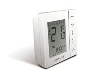 Belaidis termostatas patalpų temperatūros matavimui Salus